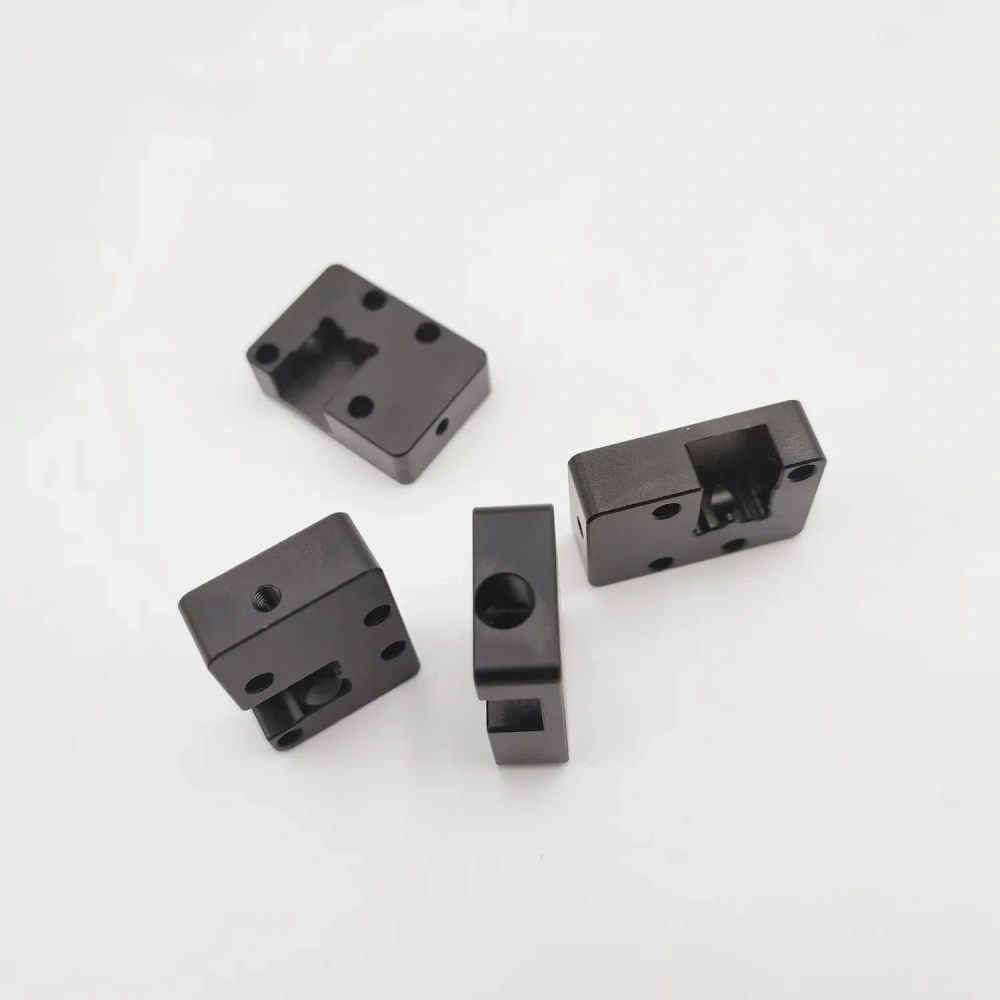 Funssor Annex K3 3D printer CNC Made Linear Rails  Mounts  Black Color  aluminum alloy  Square Nuts