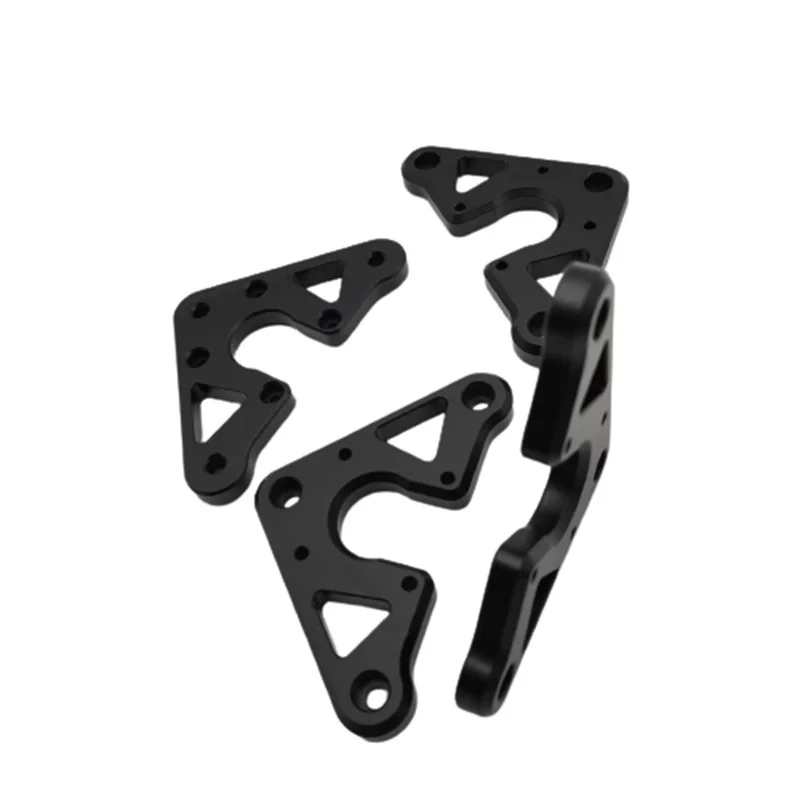 4pcs Funssor annex  K3 3d printer aluminum CNC machined metal Z axis motor mount kit 9mm thickness for long shaft motors