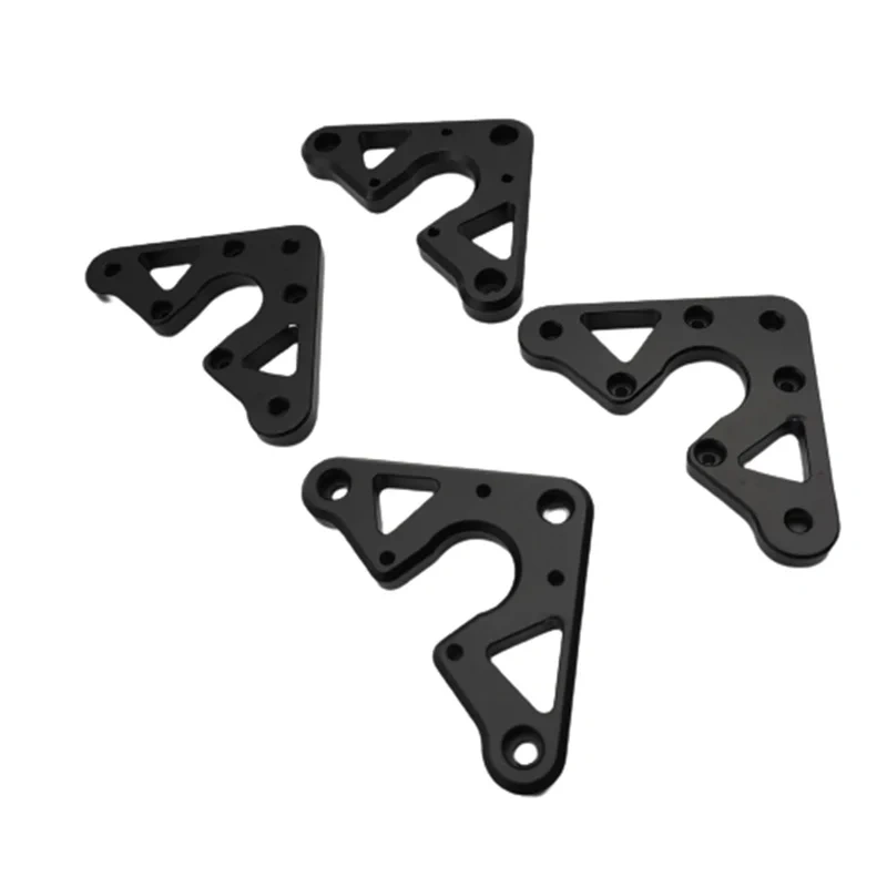 4pcs Funssor annex  K3 3d printer aluminum CNC machined metal Z axis motor mount kit 9mm thickness for long shaft motors