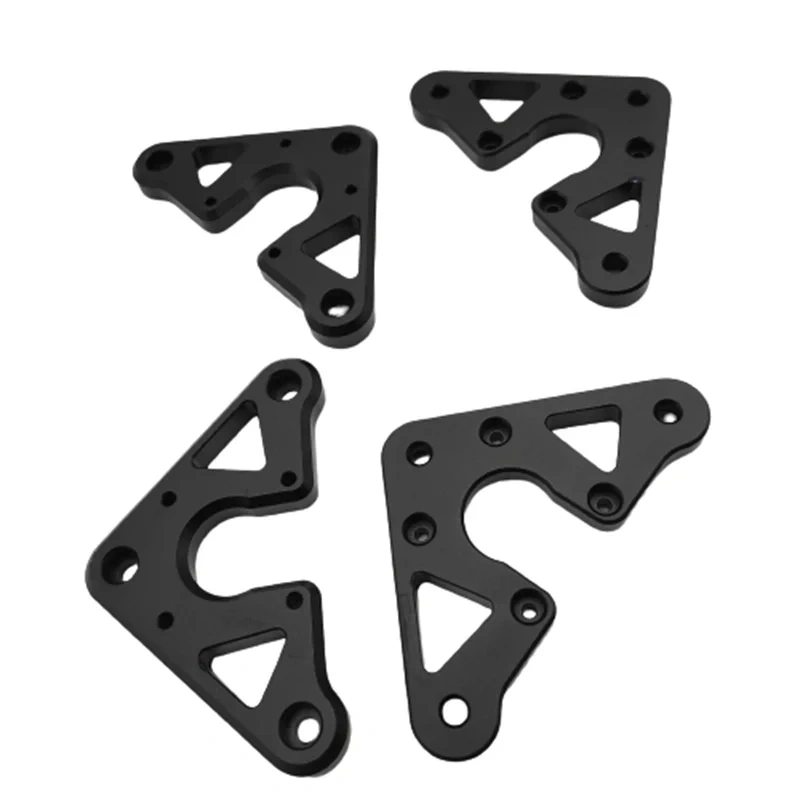 4pcs Funssor annex  K3 3d printer aluminum CNC machined metal Z axis motor mount kit 9mm thickness for long shaft motors