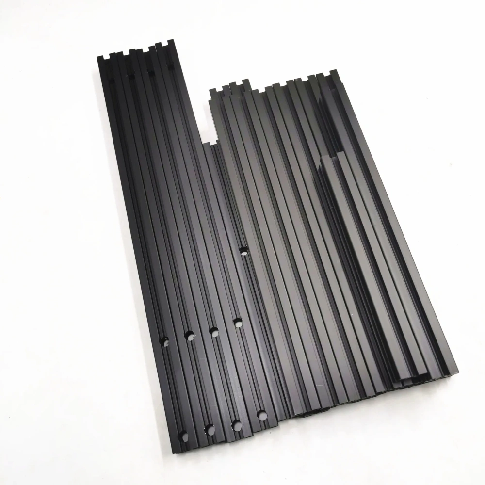 1Set PreTapped Annex K3 Printer Black  Anodized  Extrusion Frame  Misumi  Size  Extrusion For DIY Gasherbrum (K3) Printer