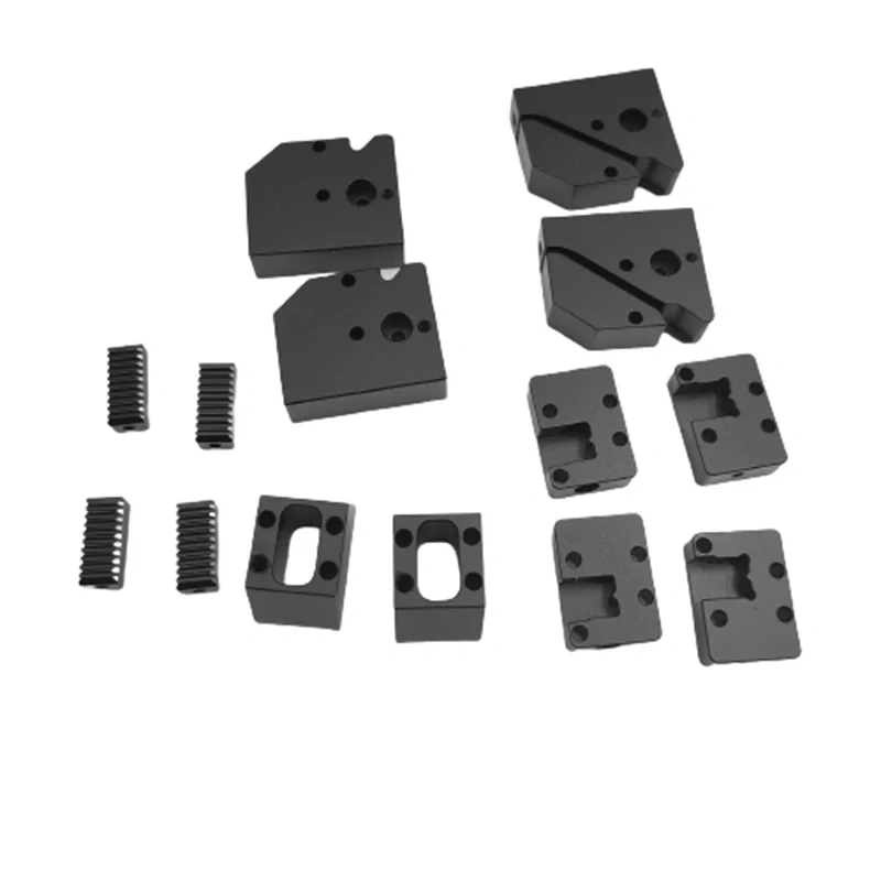 Funssor Annex K3 3D printer CNC XY axis motion 6.5mm Linear Rails  Mounts upgrade kit  Black Color