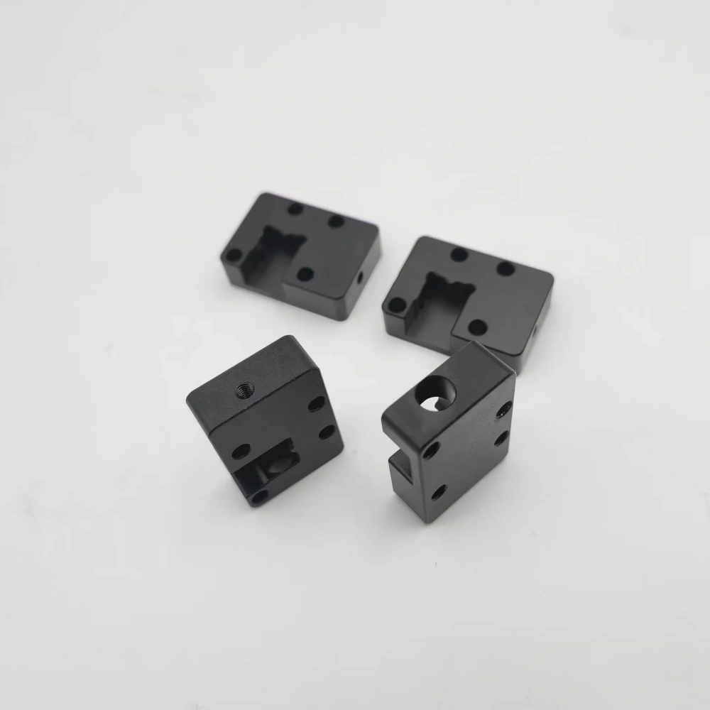 Funssor Annex K3 3D printer CNC Made Linear Rails  Mounts  Black Color  aluminum alloy  Square Nuts