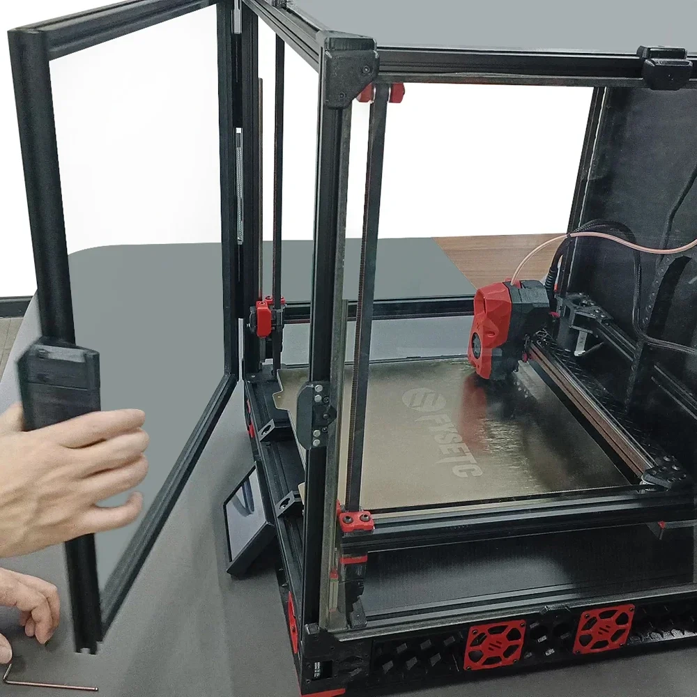 Clicky-Clack Fridge Door Kit with panels(Optional) for Voron Trident 250mm,300mm  350m Size Clicky Clack Door 3D Printer Parts