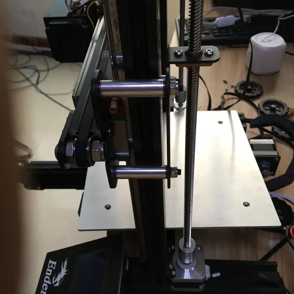 Funssor 1set BLV TCreality Ender 3 Pro dual Z axis Hiwin MGN12H linear rail mod kit  dual NEMA17  motor mod