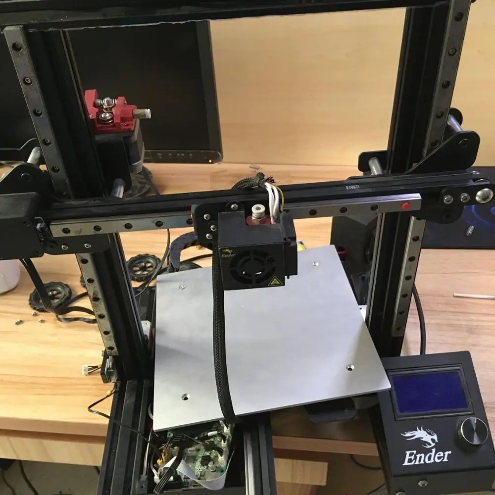 Funssor 1set BLV TCreality Ender 3 Pro dual Z axis Hiwin MGN12H linear rail mod kit  dual NEMA17  motor mod