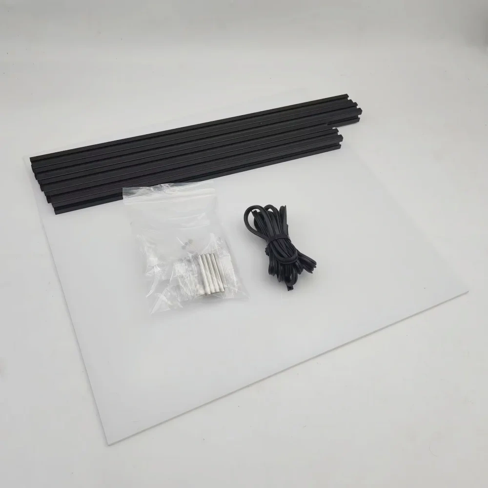 Clicky-Clack Fridge Door Kit with panels(Optional) for Voron 2.4 250mm,300mm  350m Size Clicky Clack Door 3D Printer Accessories