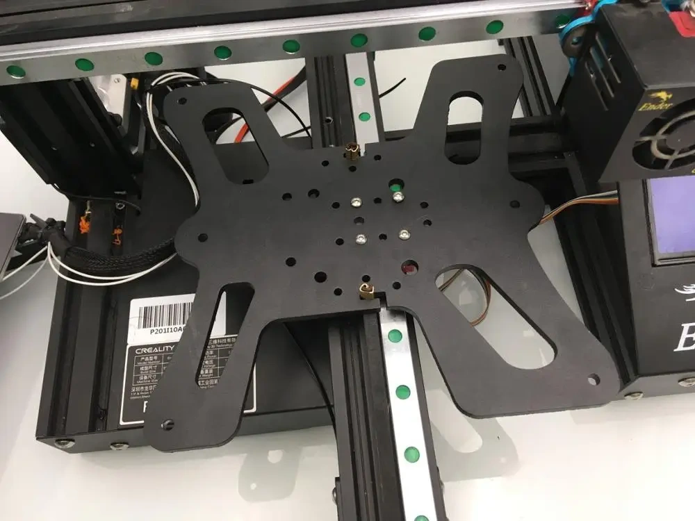 Funssor 1pcs Creality Ender 3 Pro aluminum Y axis Hiwin MGN12H linear rail mod kit 2GT timing belt