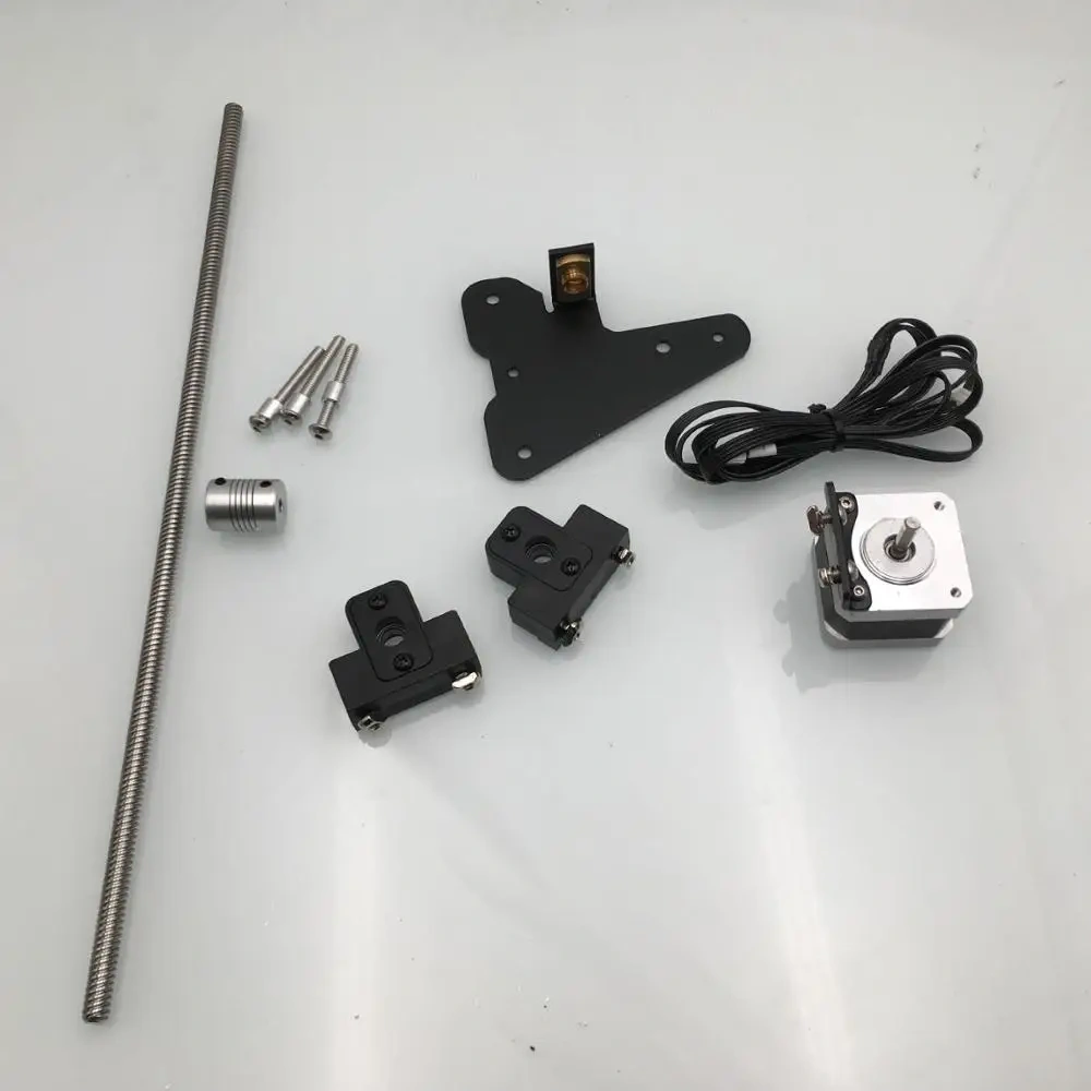 Funssor 1set Creality  Ender 3 Max dual Z axis upgrade kit with 480/500mmTR8X8 Thread Rod 3D printer parts