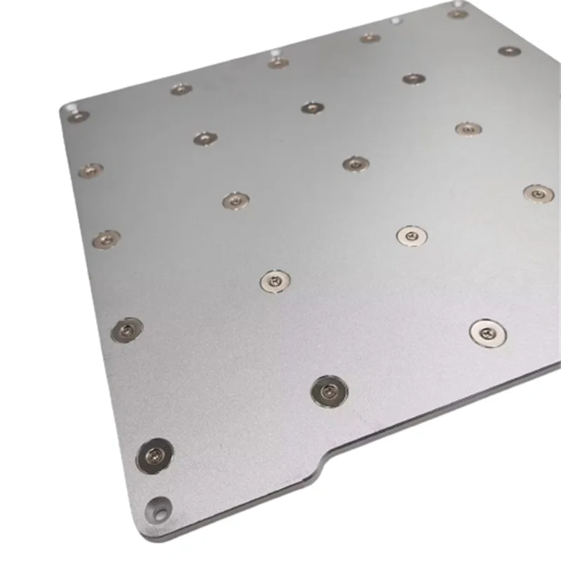 Funssor V-core 3.1 3D printer MIC6 aluminum alloy build plate with magnets 6mm thickness 330X330mm size for Vcore3.1 3D