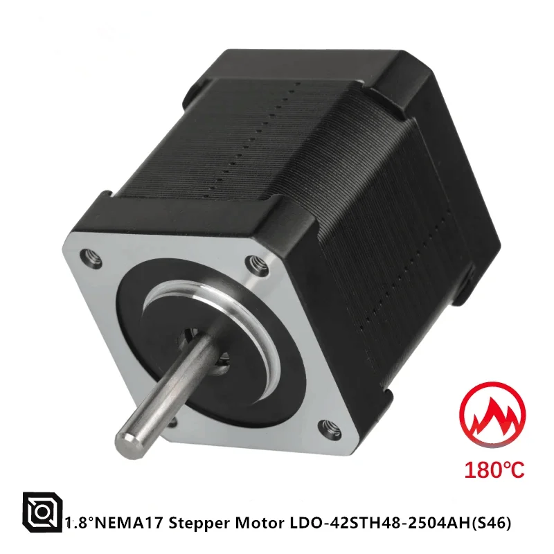LDO 42STH48-2504AH(S46)1.8Degree 46MM shaft Nema 17 Stepper Motor