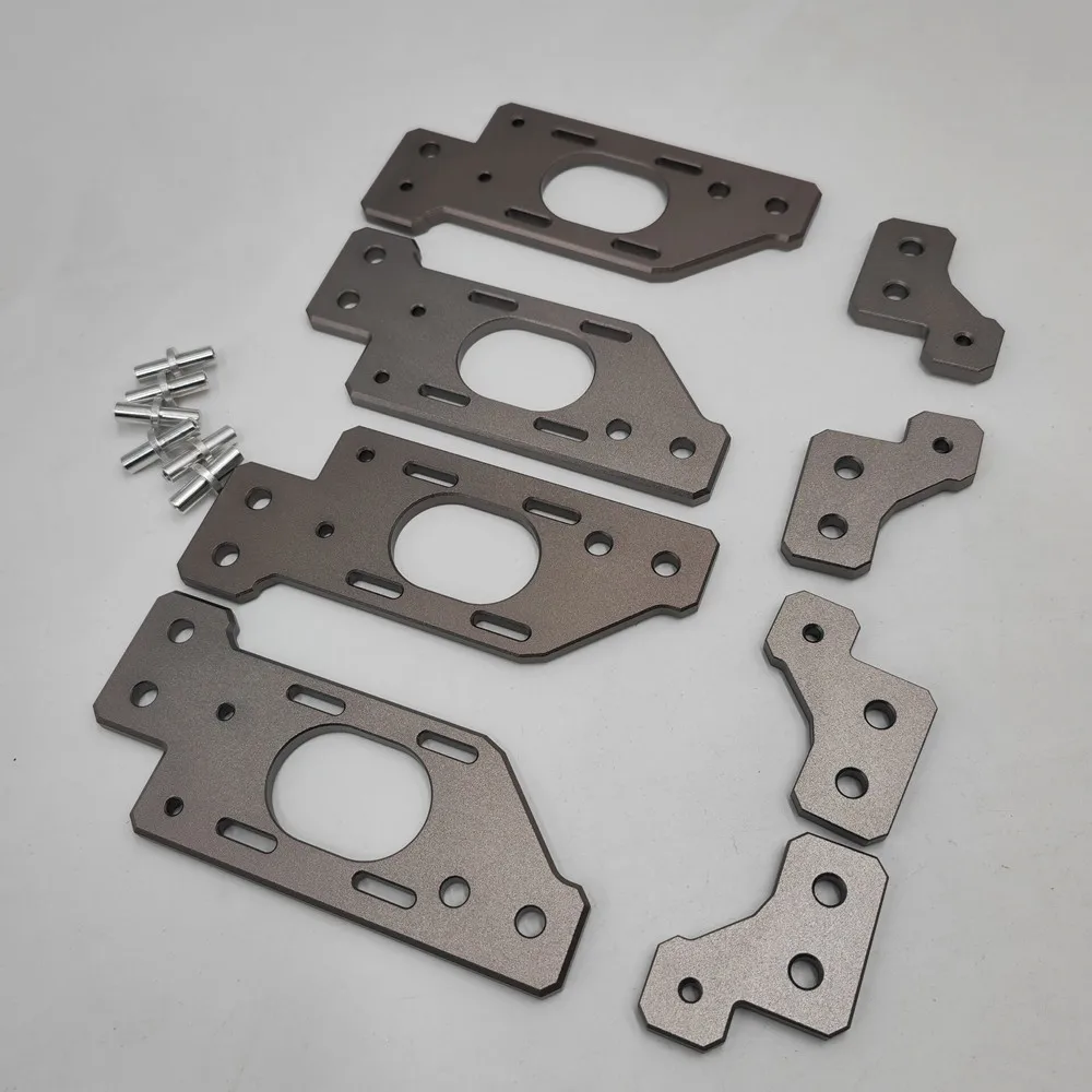 Funssor Gray color Voron trident aluminum CNC AB motor mount light