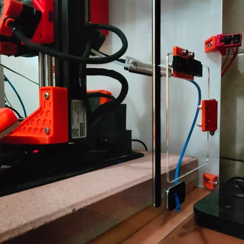 Preorder!Funssor The Ultimate Prusa Mini/Bambulab A1 PC Enclosure v2.0  Design By Davide 5MM thickness