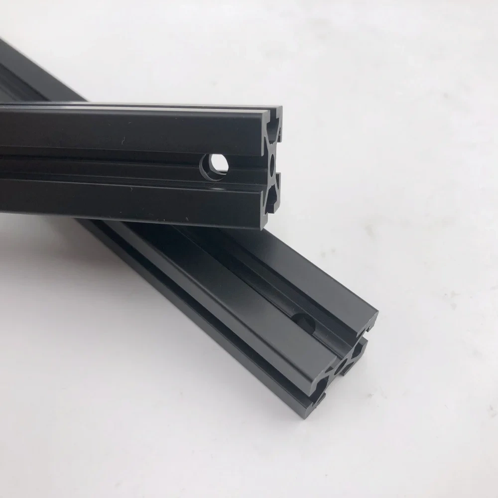 Funssor Rook MK2  Extrusion Frame Kit  Black Anodized Blind Joints Rook  EXTRUSIONS Pretapped and Drilled