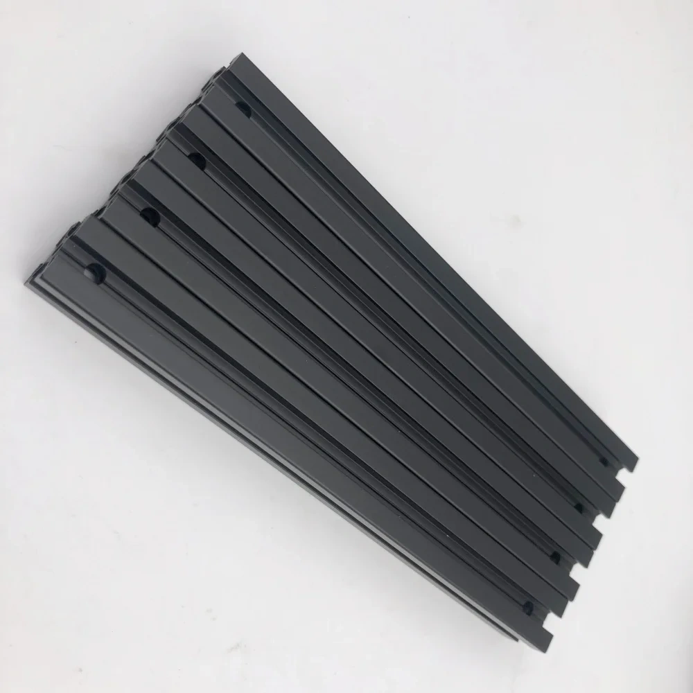 Funssor Rook MK2  Extrusion Frame Kit  Black Anodized Blind Joints Rook  EXTRUSIONS Pretapped and Drilled