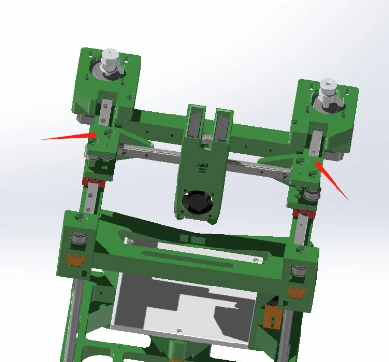 Funssor Rook MK1 3D printer CNC aluminum machined Y carriage right left MK1.1 XY axis gantry upgrade kit