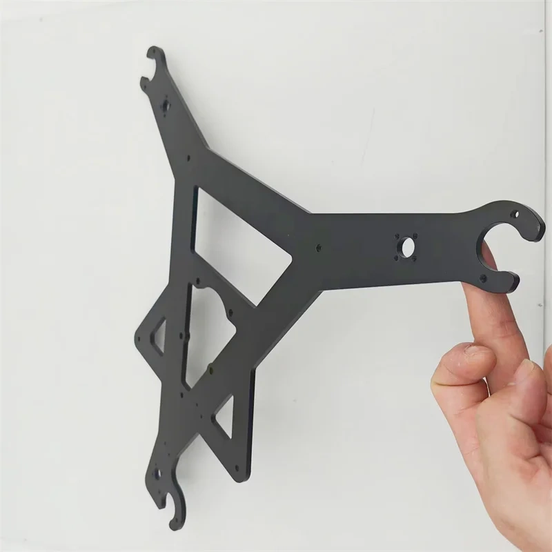 Funssor 1pcs aluminum CNC E3NG Bed carriage for Z build 5MM thickness support carriage plate for Ender3 NG 1.2 upgrade parts