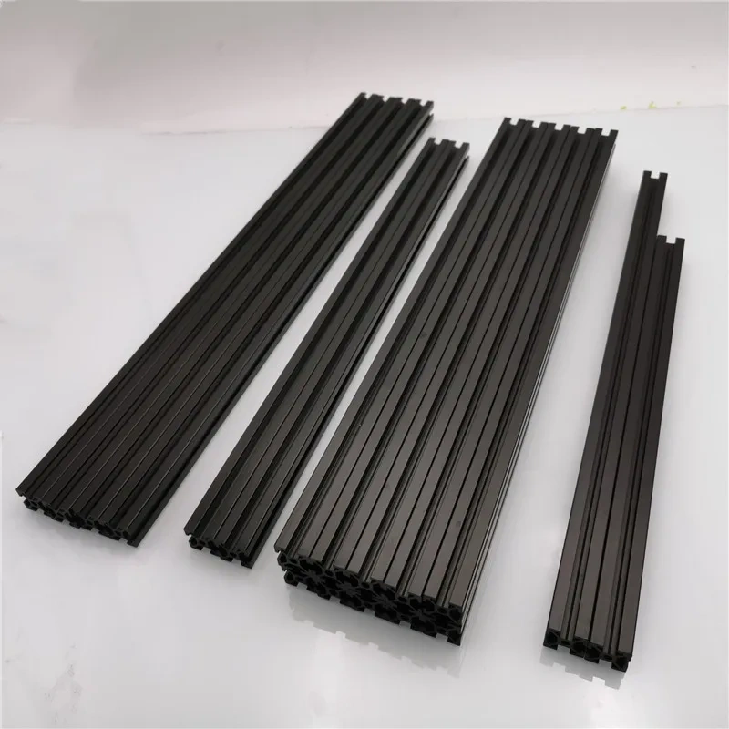 EU Warehouse Misumi HFSB5-2020 Extrusion Frame Kit For Voron2.4 3d Printer Black Anodized Blind Joints V 2.4 EXTRUSIONS