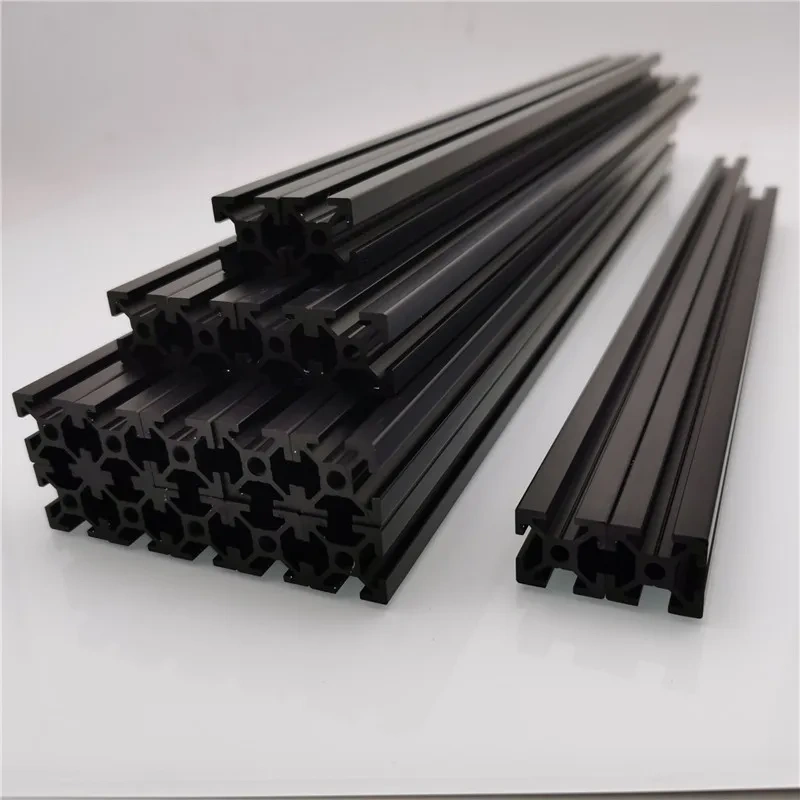 EU Warehouse Misumi HFSB5-2020 Extrusion Frame Kit For Voron2.4 3d Printer Black Anodized Blind Joints V 2.4 EXTRUSIONS