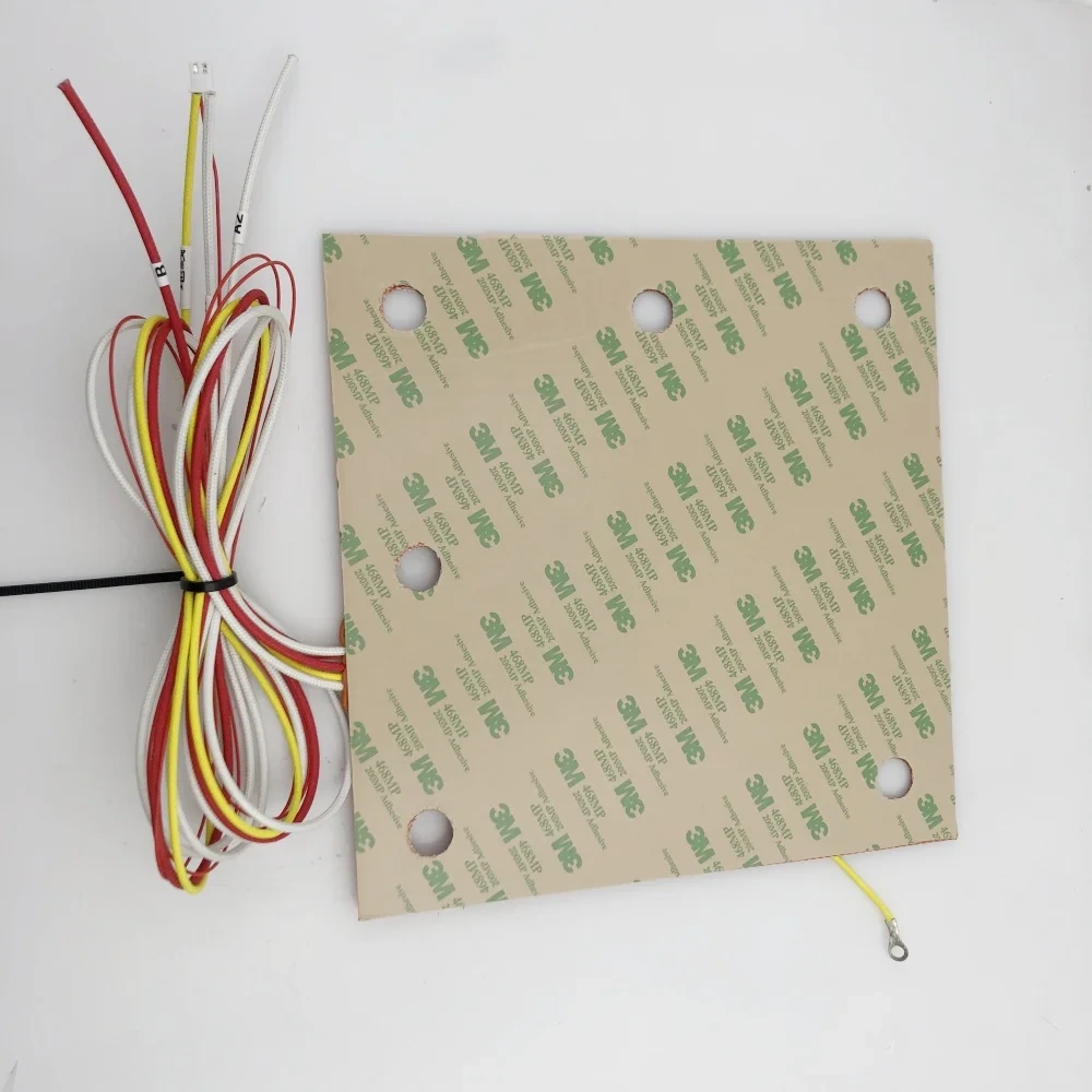 Funssor  1pcs E3NG_E3_K1_VZ235 Silicone Pad 120V/230V 500W Bed plate heater compatibilityEnder 3 NG, Creality Ender 3, K1, VZ235