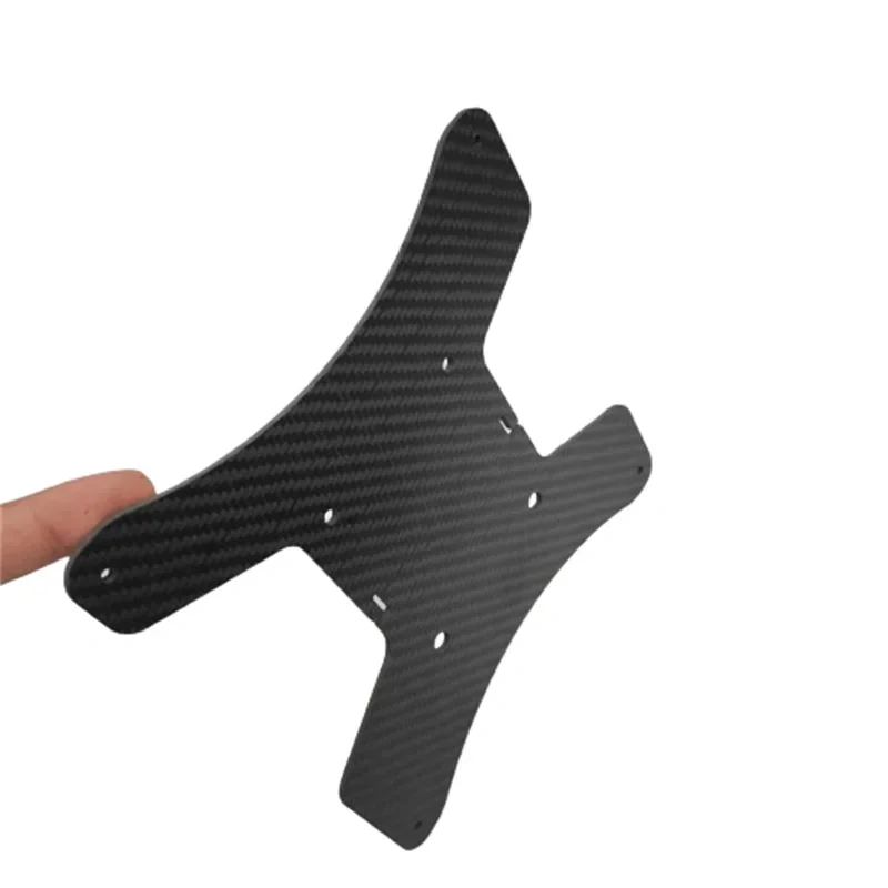 Funssor Elegoo Neptune 3 pro/4 3D printer carbon fiber Bottom Slider Plate Y axis heated carriage plate 3mm