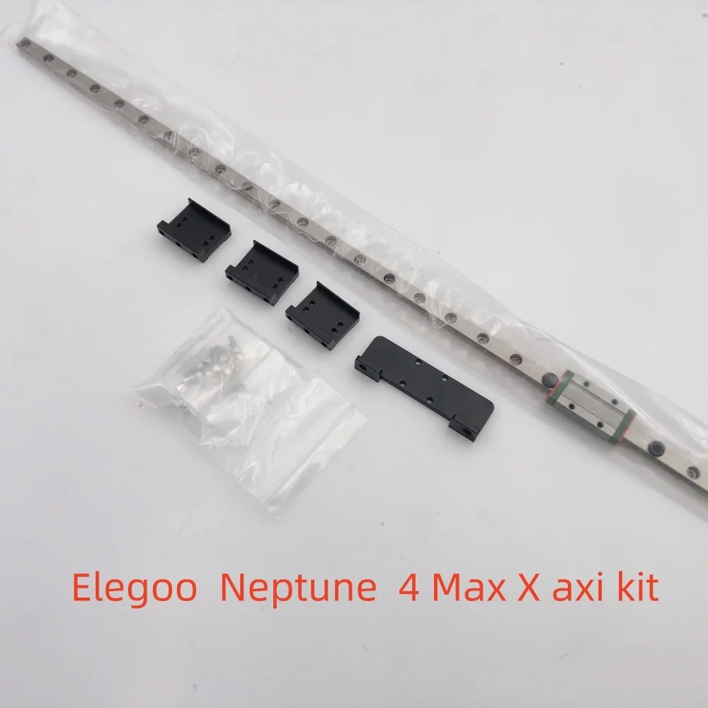 Funssor ELEGOO Neptune3/ 4  MAX 3D printer X/Y axis rail upgrade kit MGN9H Linear Guild Rail for  Neptune3/ 4  MAX