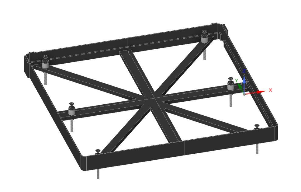 Sovol SV08 3D printer S08 HotBed 10mm Riser heated bed upgrade kit 120/240V silicone heater 0.1mm flat aluminum bed Design By Nadir@CN3D