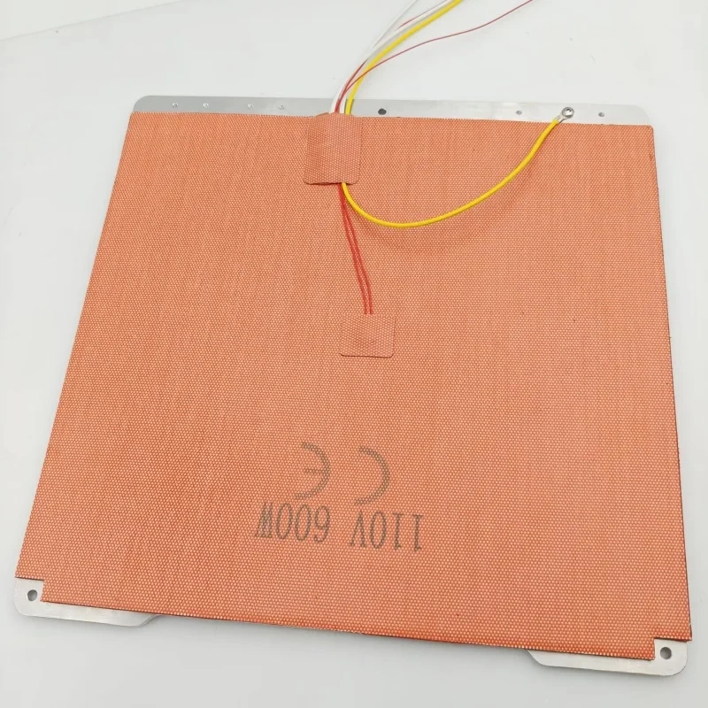 V-core 4 3D printer  edge to edge full cover Silicone Heater Pad 110/220V silicone Heatbed with ground wire cable for Ratrig VC4