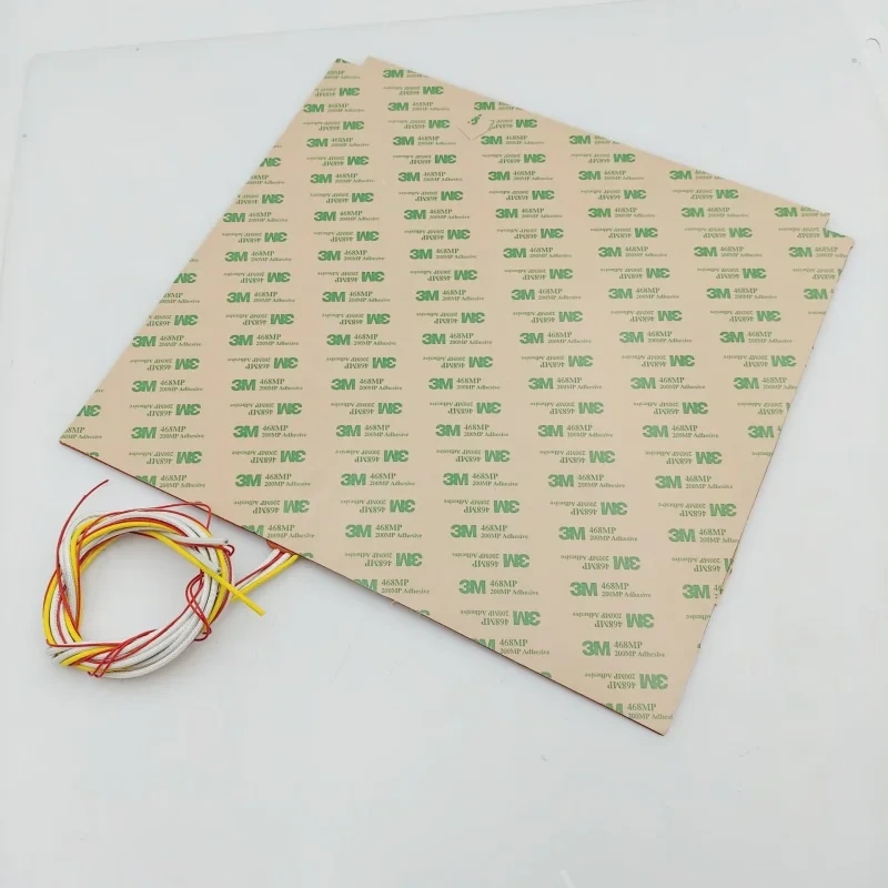 V-core 4 3D printer  edge to edge full cover Silicone Heater Pad 110/220V silicone Heatbed with ground wire cable for Ratrig VC4