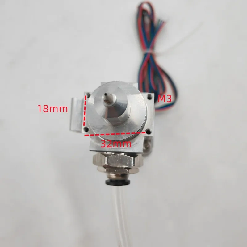 clay paste pellet extruder for 3D printer Ceramic  Biomaterial filament extruder Nozzle assembly kit