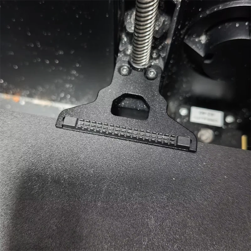 1pcs  Creality K1 aluminum CNC silicone nozzle cleaner wiper mod bed swap plate with silicone brush