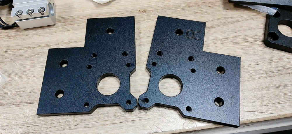 Funssor Ratrig V-core3.1 3D printer aluminum CNC Open Front Motor plates cage upgrade kit Fitting  for enclose2.0 Version