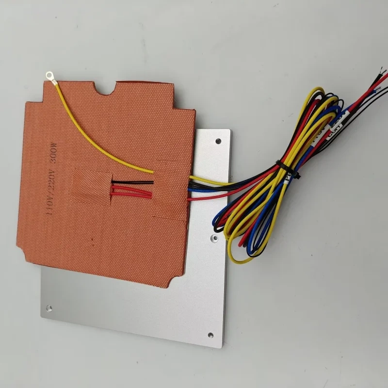 Funssor Annex K3 3D printer print heated bed set  with magnet PEI sheet 110/220V 300W silicone pad heater aluminum plate kit
