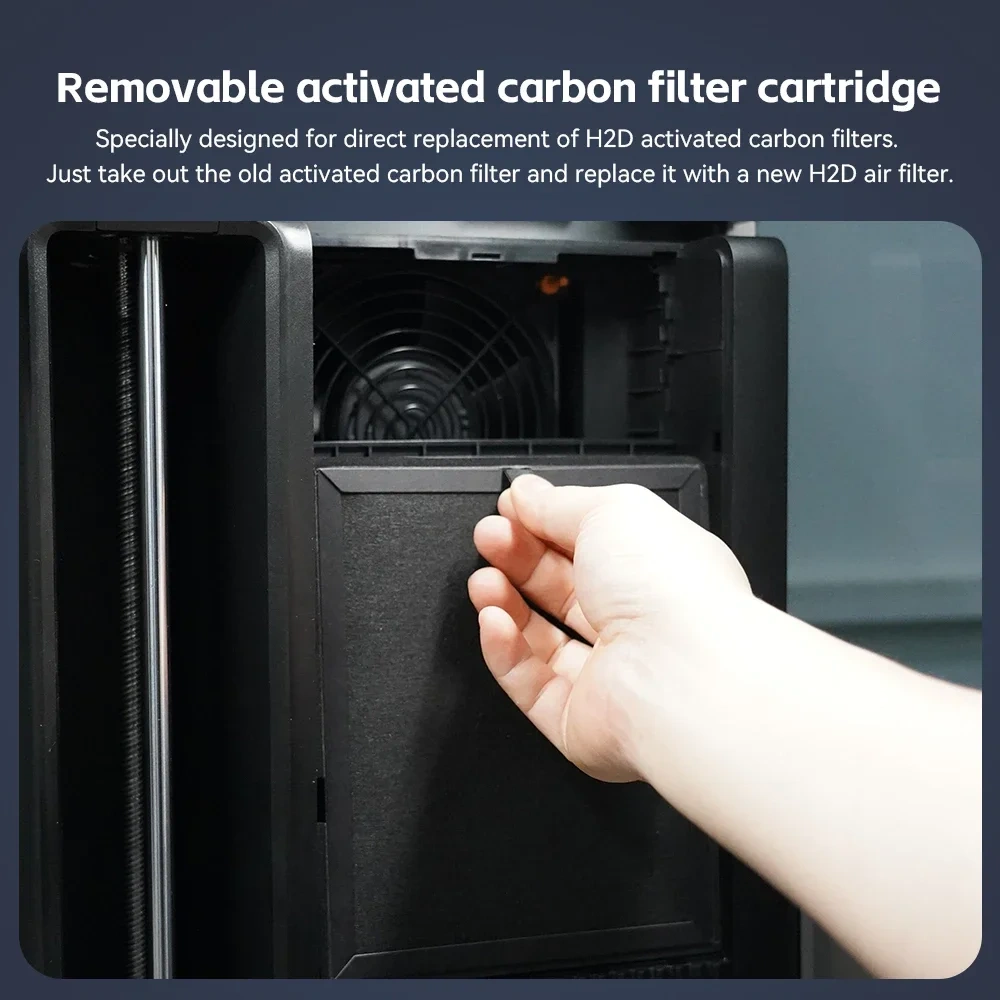 For Bambu Lab H2D Air filter element activated carbon Air purifier Filter Replacement For 3D Printer accessories