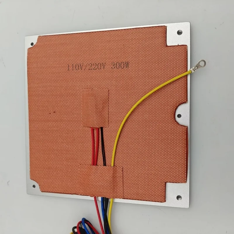 Funssor Annex K3 3D printer print heated bed set  with magnet PEI sheet 110/220V 300W silicone pad heater aluminum plate kit