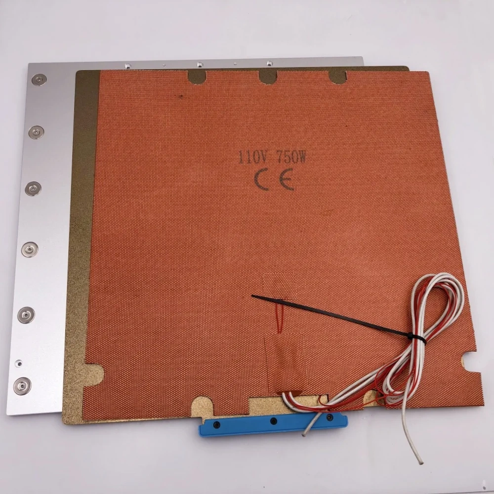 Funssor Trident Voron 2.4 R2 3D printer build plate kit 8MMthickness MIC6 magbed  PEI Powder  Sheet For Voron 255/305/355mm size