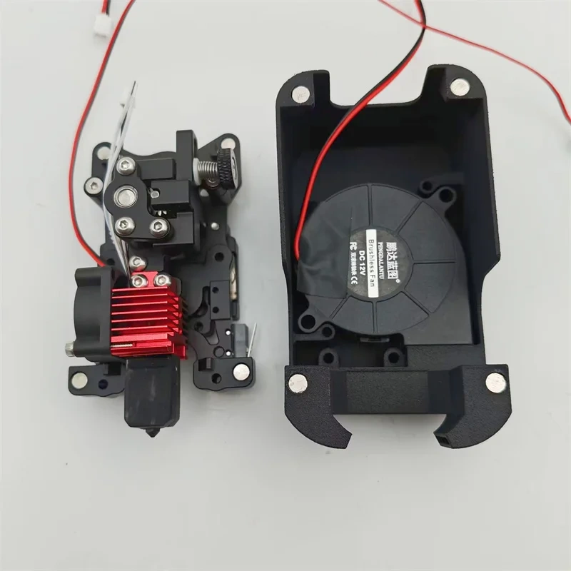Funssor Voron2.4 Trident 3D printer X carriage print head full kit with Sherpa mini extruder Bambulab hotend  5015 cooling fan