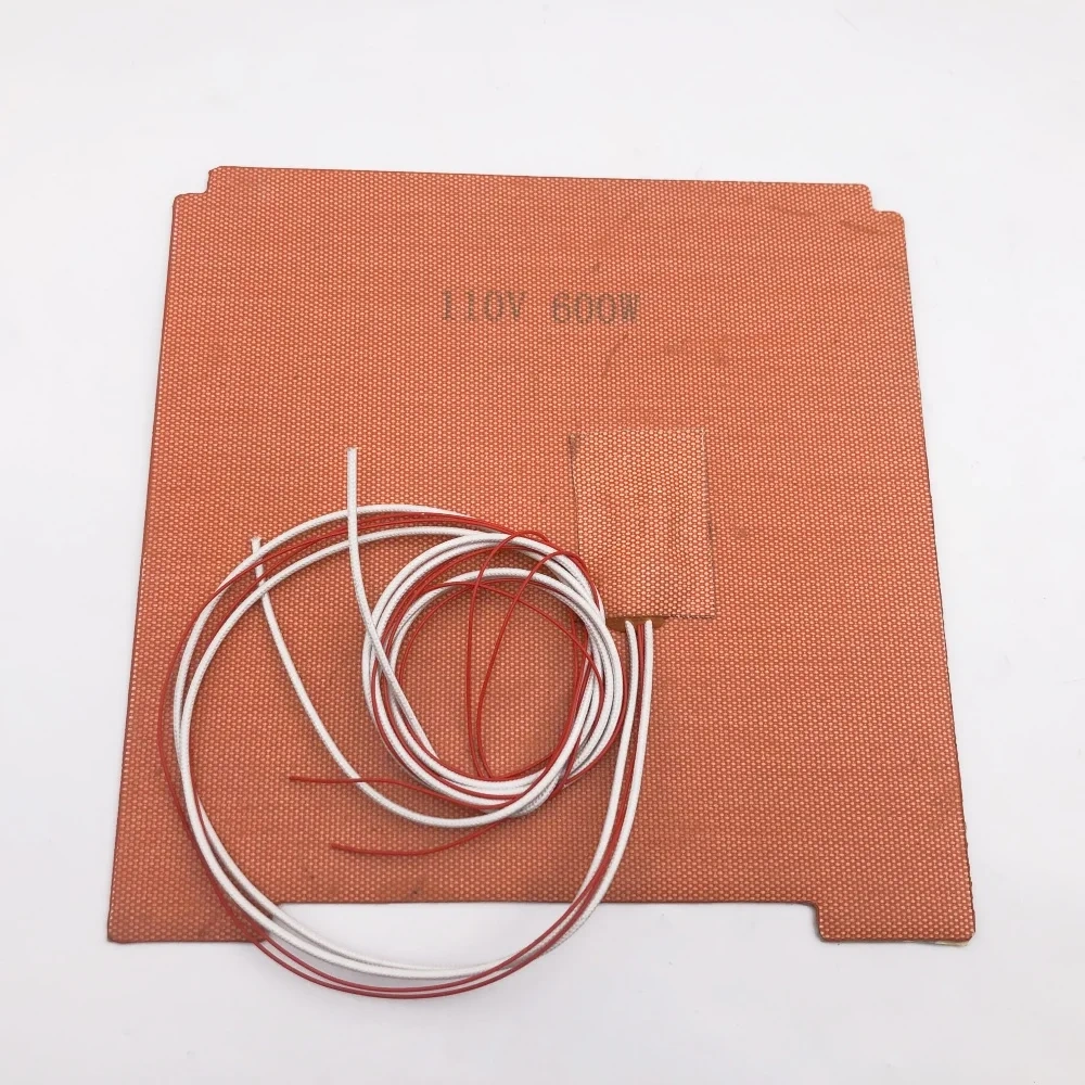 Funssor 255MM Mic6  Bed with high temperature magnets for Ender 5 pro mercury one.1 PEI Steel Sheet  Silicone Heat Bed for ZEROG