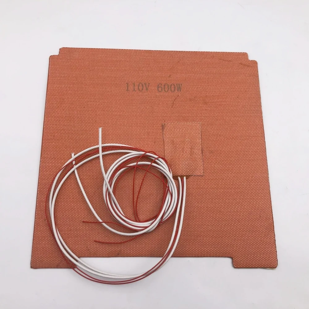 Funssor 255MM Mic6  Bed with high temperature magnets for Ender 5 pro mercury one.1 PEI Steel Sheet  Silicone Heat Bed for ZEROG