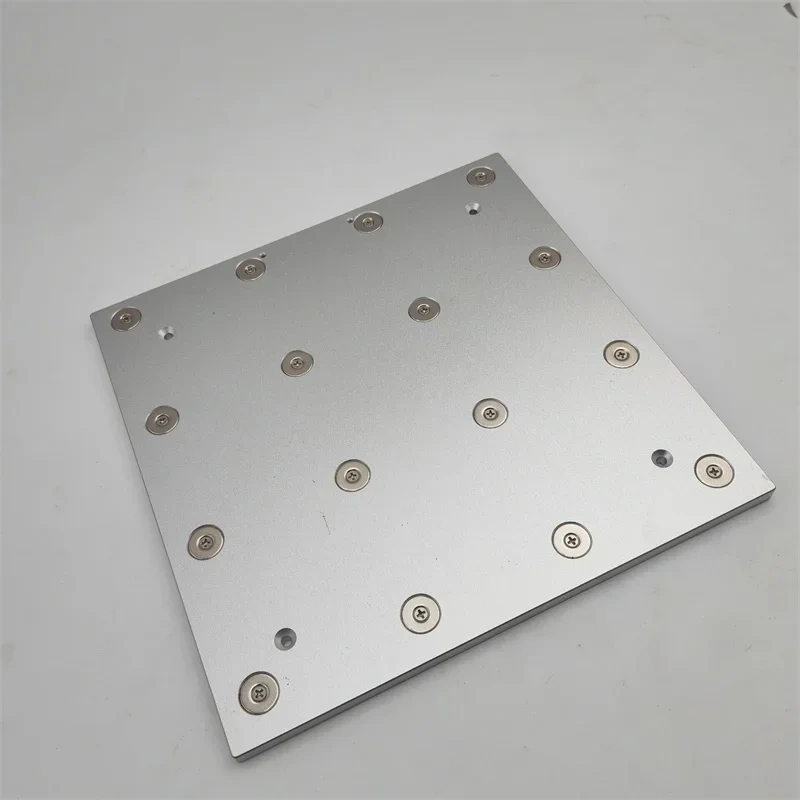Funssor Creality K1/K1/K1C ultra flat cast aluminum heated bed build plate 6mm magnetic bed