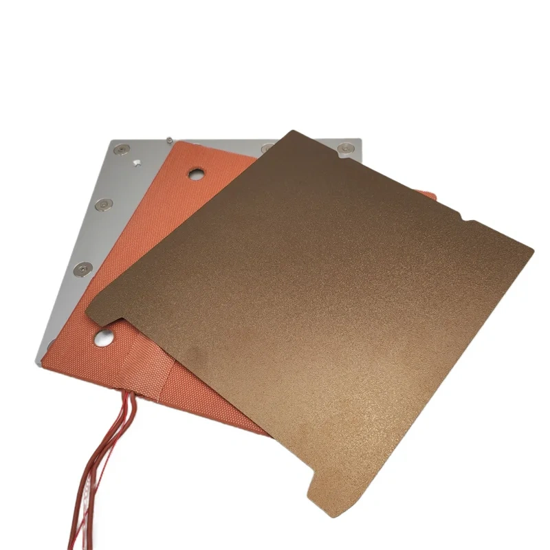 Funssor Creality K1/K1Ccast aluminum alloy heated bed upgrade kit with high temperature magnet 0.1mm flatness for K1 series