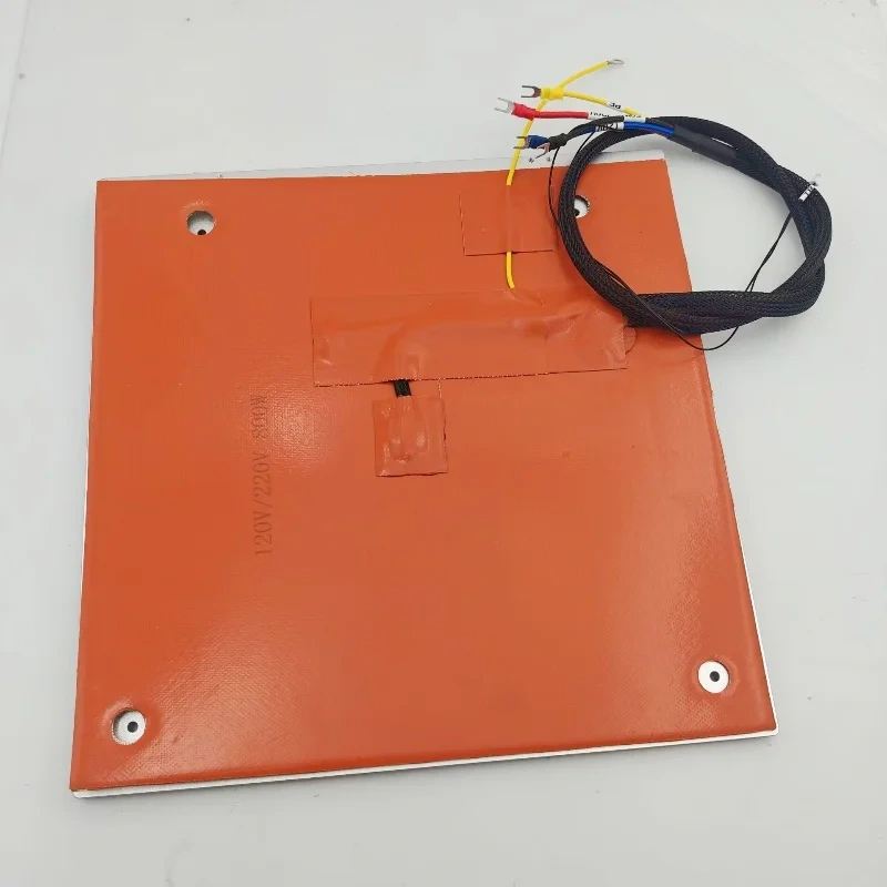 Funssor Creality K1 MAX 8mm CNC cast aluminum ultraflat heated bed build Plate upgrade kit 120/240V 800W silicone heater pad