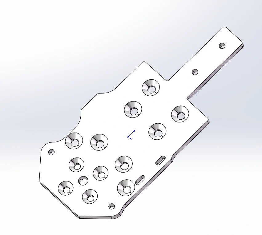 Preorder!1Pcs V-minion-11-alpha-toolhead  plate aluminum CNC toolhead adaptor forDIY RatRig V-minion 3D printer