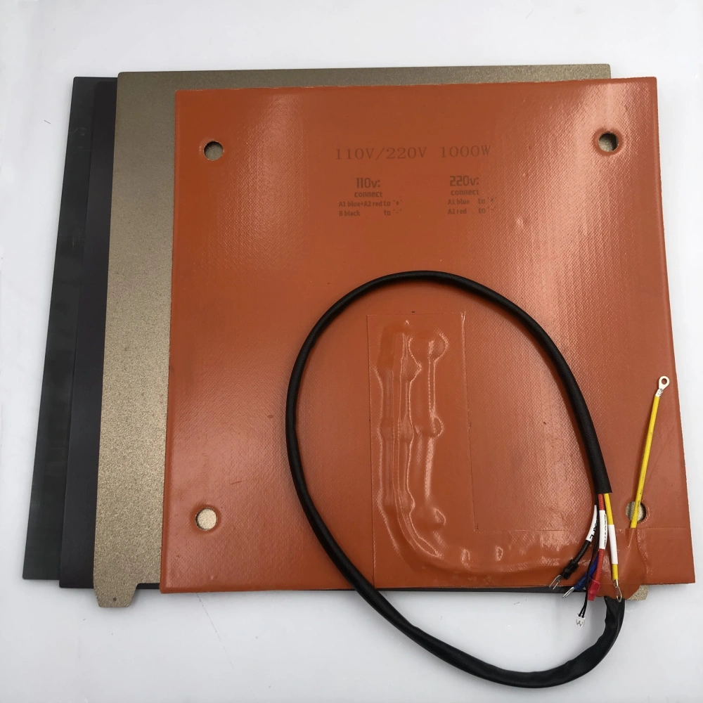 Funssor Creality K2 plus 8MM thickness Graphite Bed  heated bed upgrade kit with 1000Watt Silicone Pad
