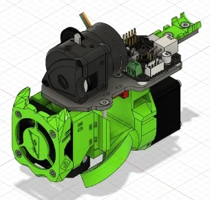 1Pcs V-minion Alpha Toolhead Plate Aluminum CNC Toolhead Adaptor With SLS Nylon Parts forDIY RatRig V-minion 3D printer