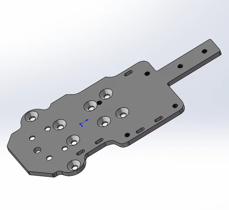 Preorder!1Pcs V-minion-11-alpha-toolhead  plate aluminum CNC toolhead adaptor forDIY RatRig V-minion 3D printer