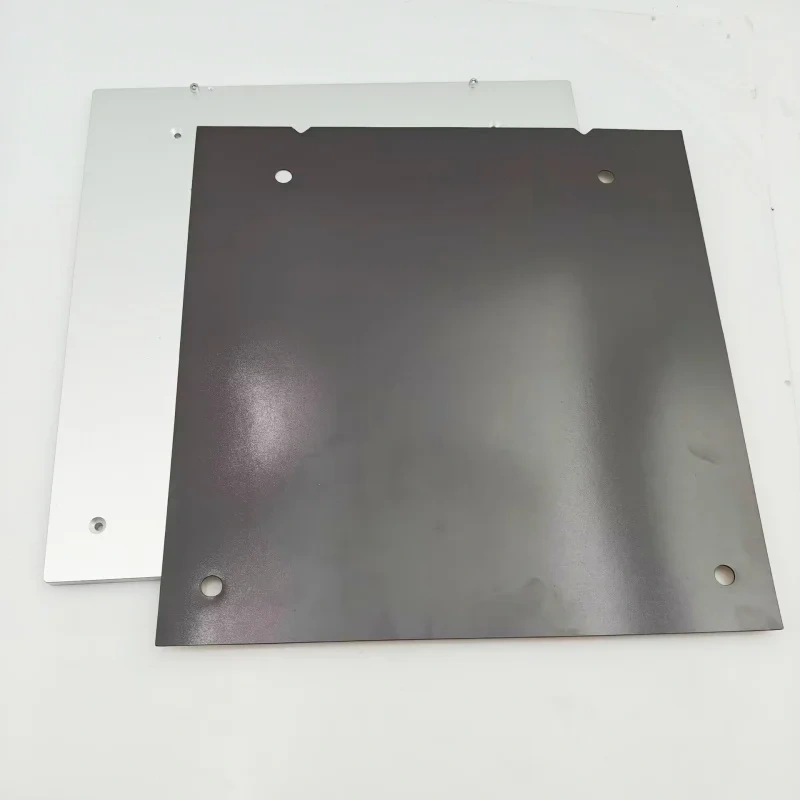 Funssor Creality K1 MAX 8mm CNC cast aluminum ultraflat heated bed build Plate upgrade kit 120/240V 800W silicone heater pad
