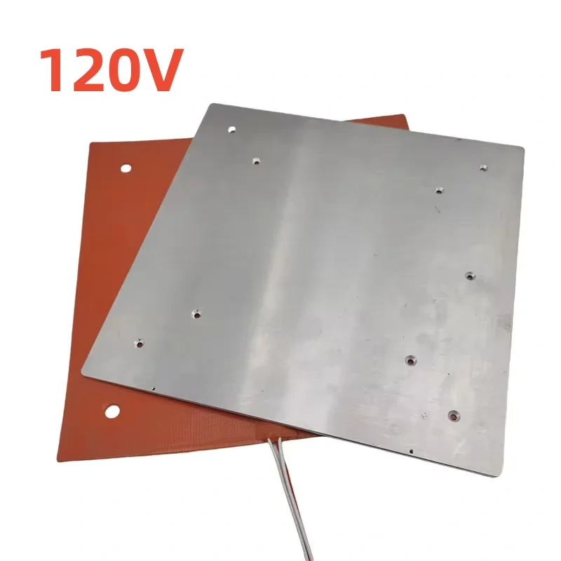 Funssor Creality CR-10 Ender3 to Ender3 MAX conversion 310mm cast aluminum ultra flat heated bed 120/220V 750W silicone heater