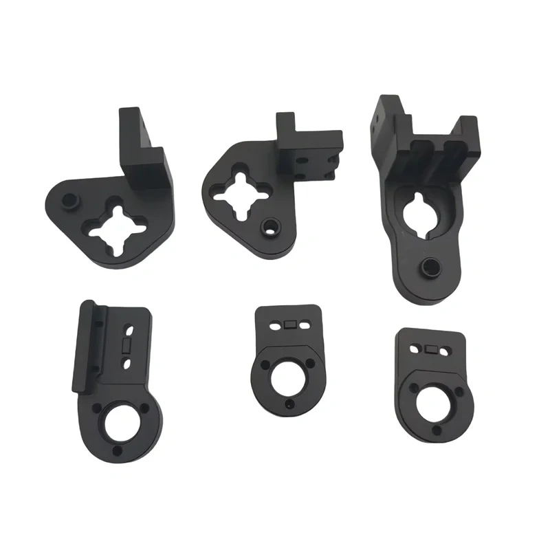 1pcs Salad Fork 3D printer upgrade CNC aluminum Z stepper motor mount Z bed carriage kit left/right/rear set  For MGN7H linear