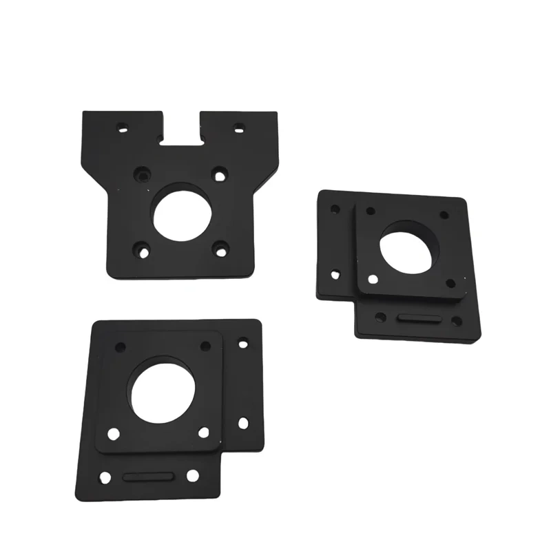 1pcs Salad Fork 3D printer upgrade CNC aluminum Z stepper motor mount Z bed carriage kit left/right/rear set  For MGN7H linear